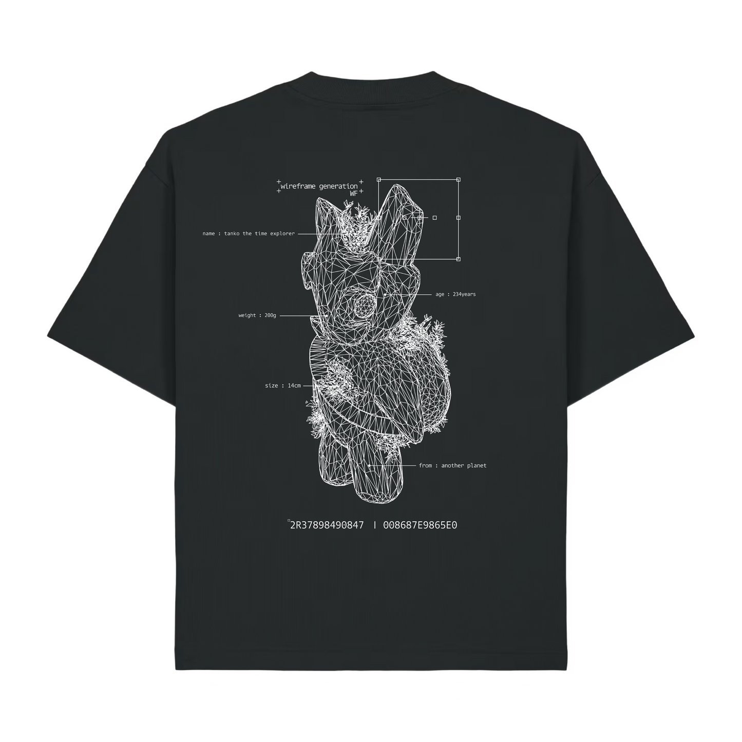 BLACK BOXY T-SHIRT - TANKO