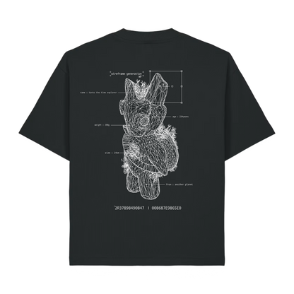 BLACK BOXY T-SHIRT - TANKO