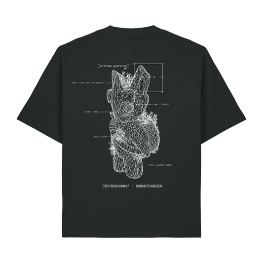 BLACK BOXY T-SHIRT - TANKO